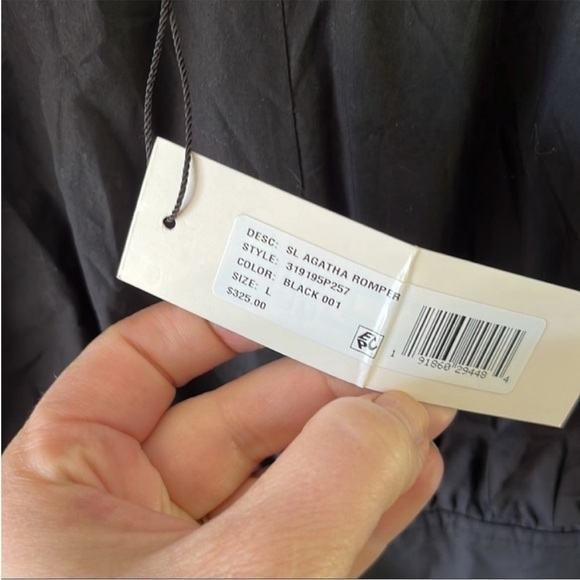 Rebecca Taylor La Vie Agatha Embroidered Eyelet Flutter Sleeve Romper - Picture 7 of 15